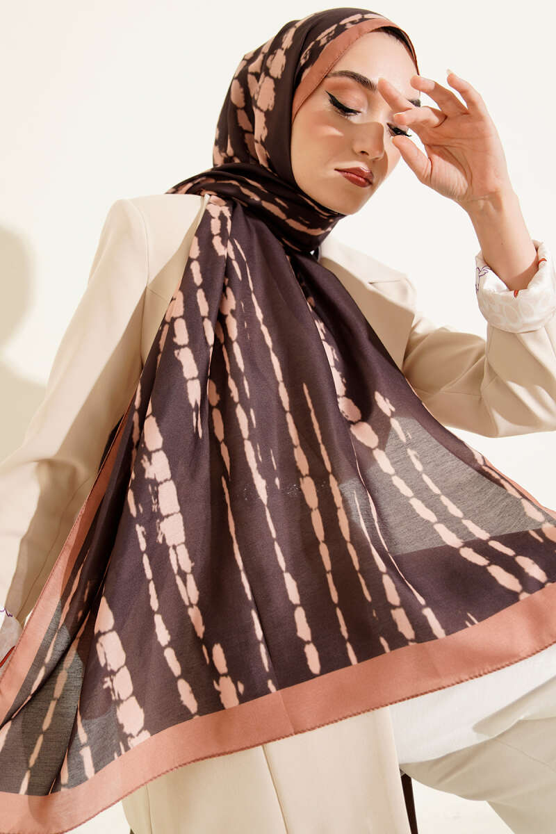 Batik Akış Çizgili Soft Şal