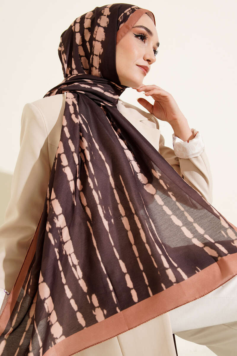Batik Akış Çizgili Soft Şal