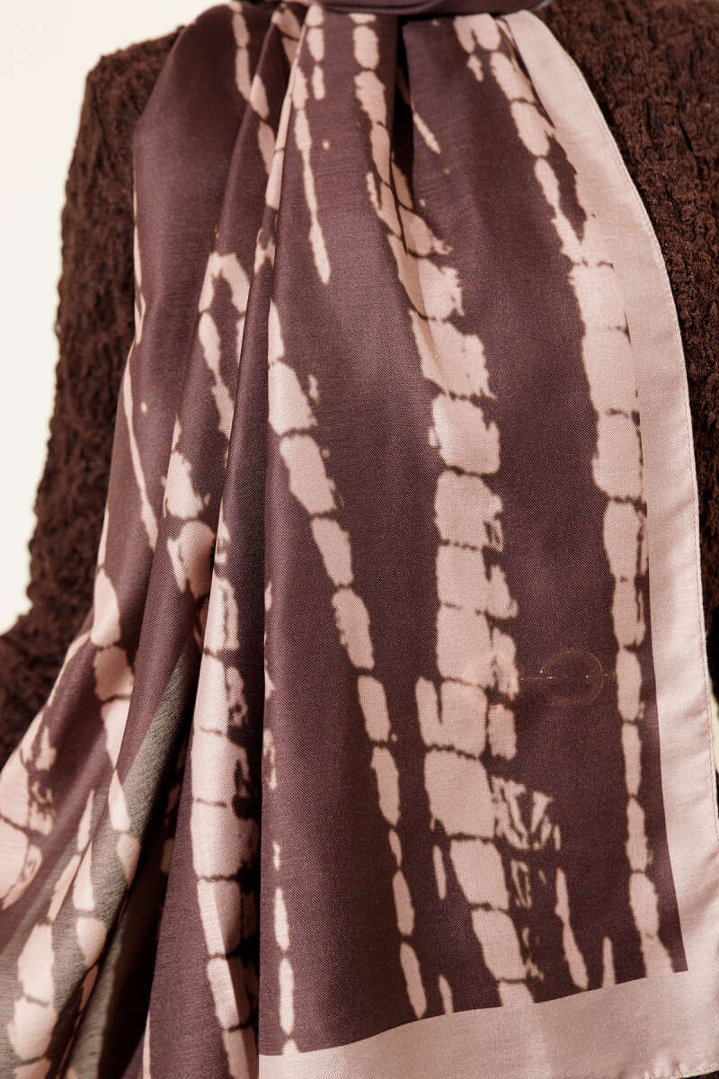 Batik Akış Çizgili Soft Şal
