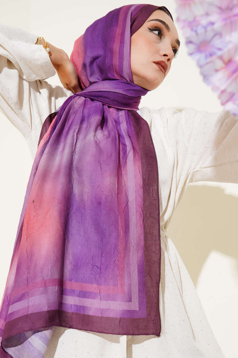 Batik Desen Bambu Kraş Şal