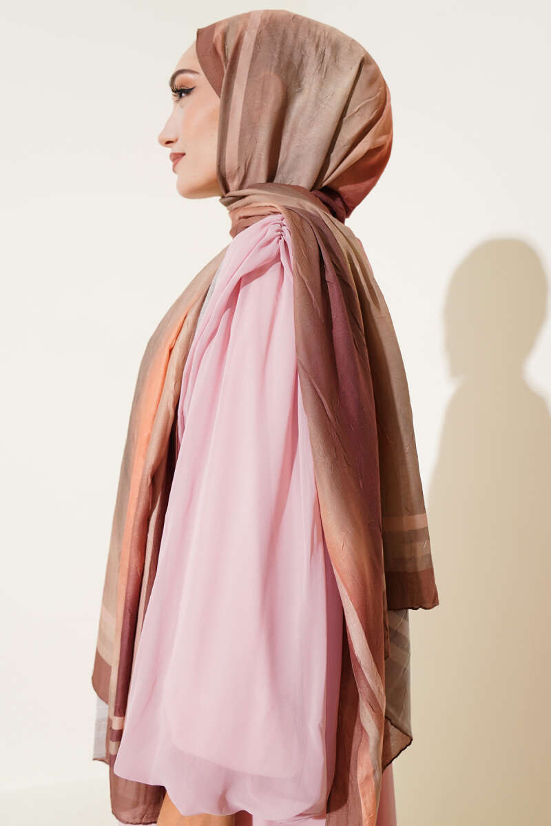 Batik Desen Bambu Kraş Şal