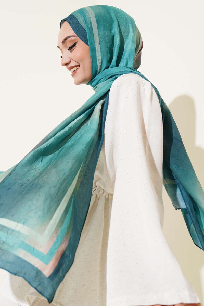Batik Desen Bambu Kraş Şal