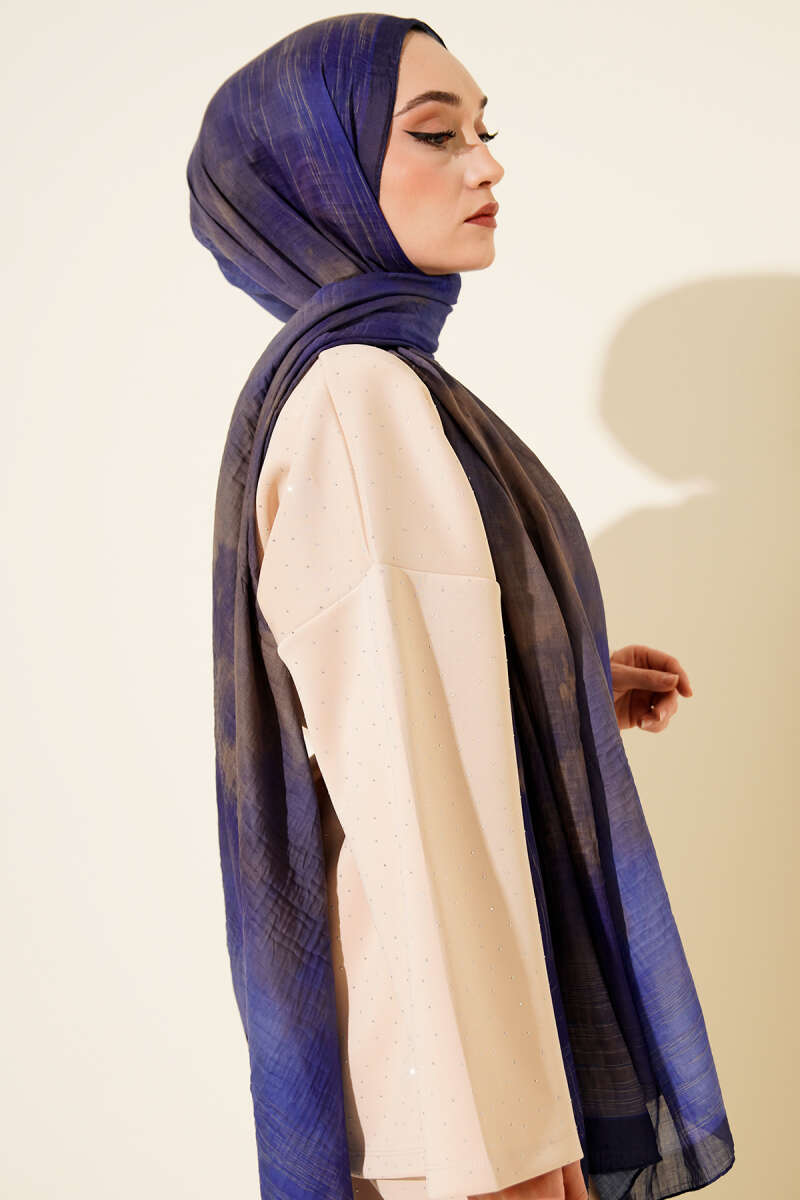 Batik Desen Müslin Şal