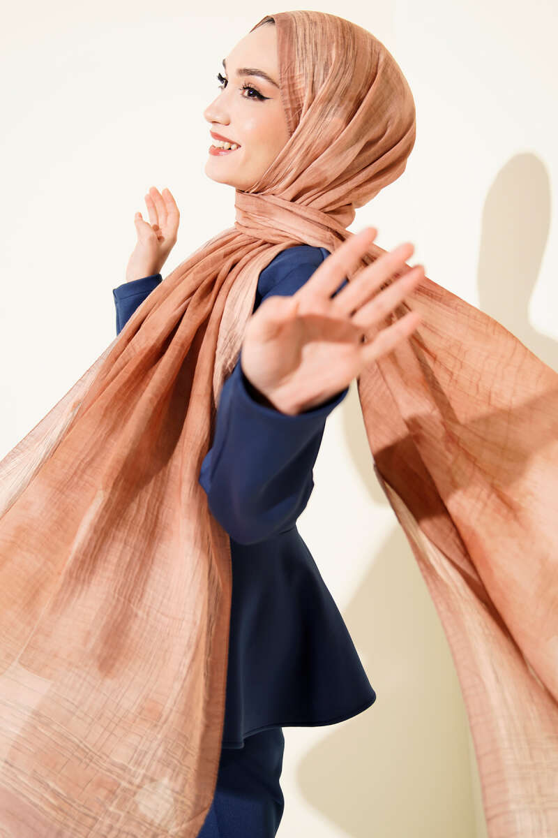 Batik Desen Müslin Şal