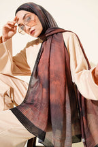 Batik Desen Müslin Şal