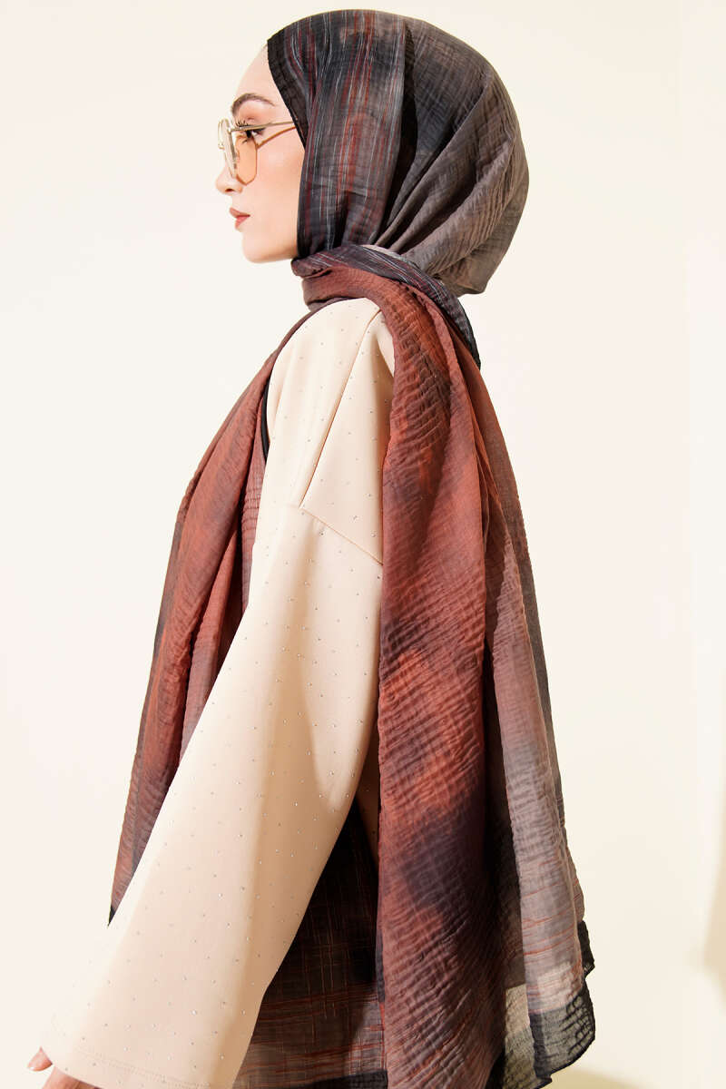 Batik Desen Müslin Şal