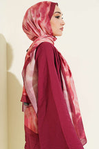 Batik Ebruli Bambu Kraş Şal