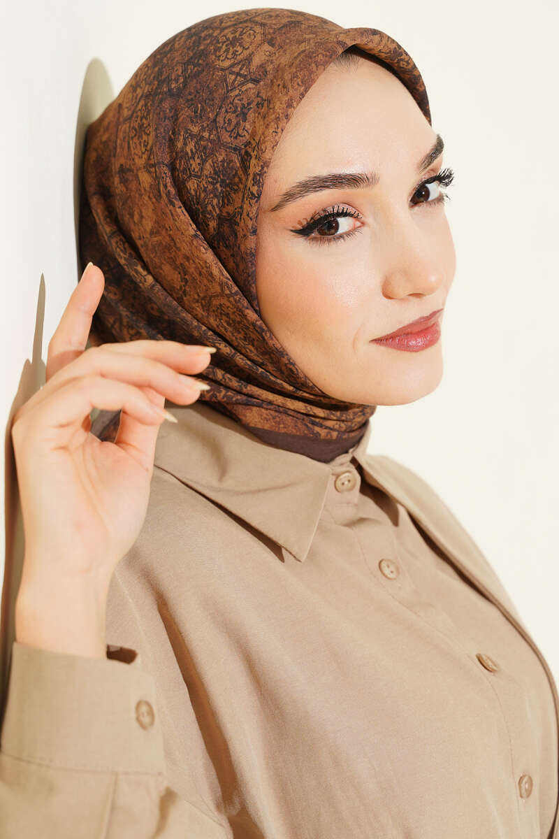 Batik Motifli Modal Eşarp