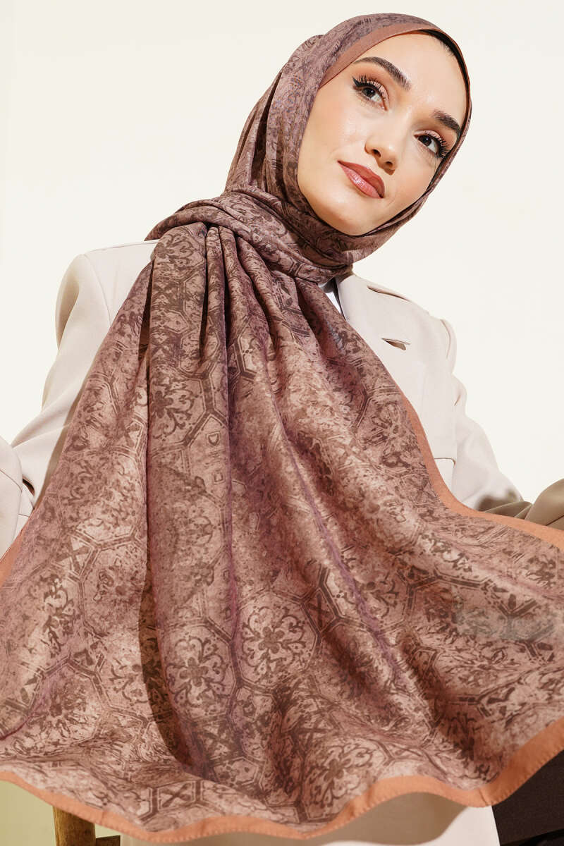 Batik Motifli Modal Şal
