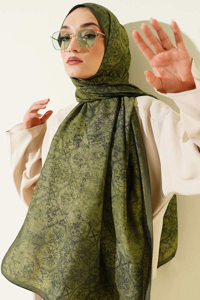 Batik Motifli Modal Şal