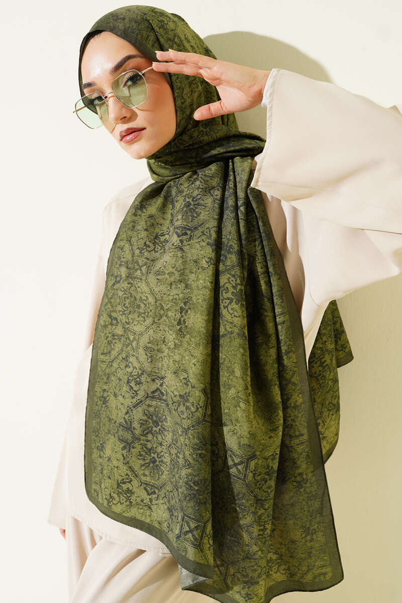 Batik Motifli Modal Şal