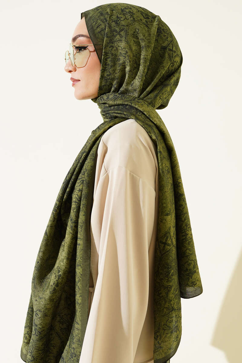 Batik Motifli Modal Şal