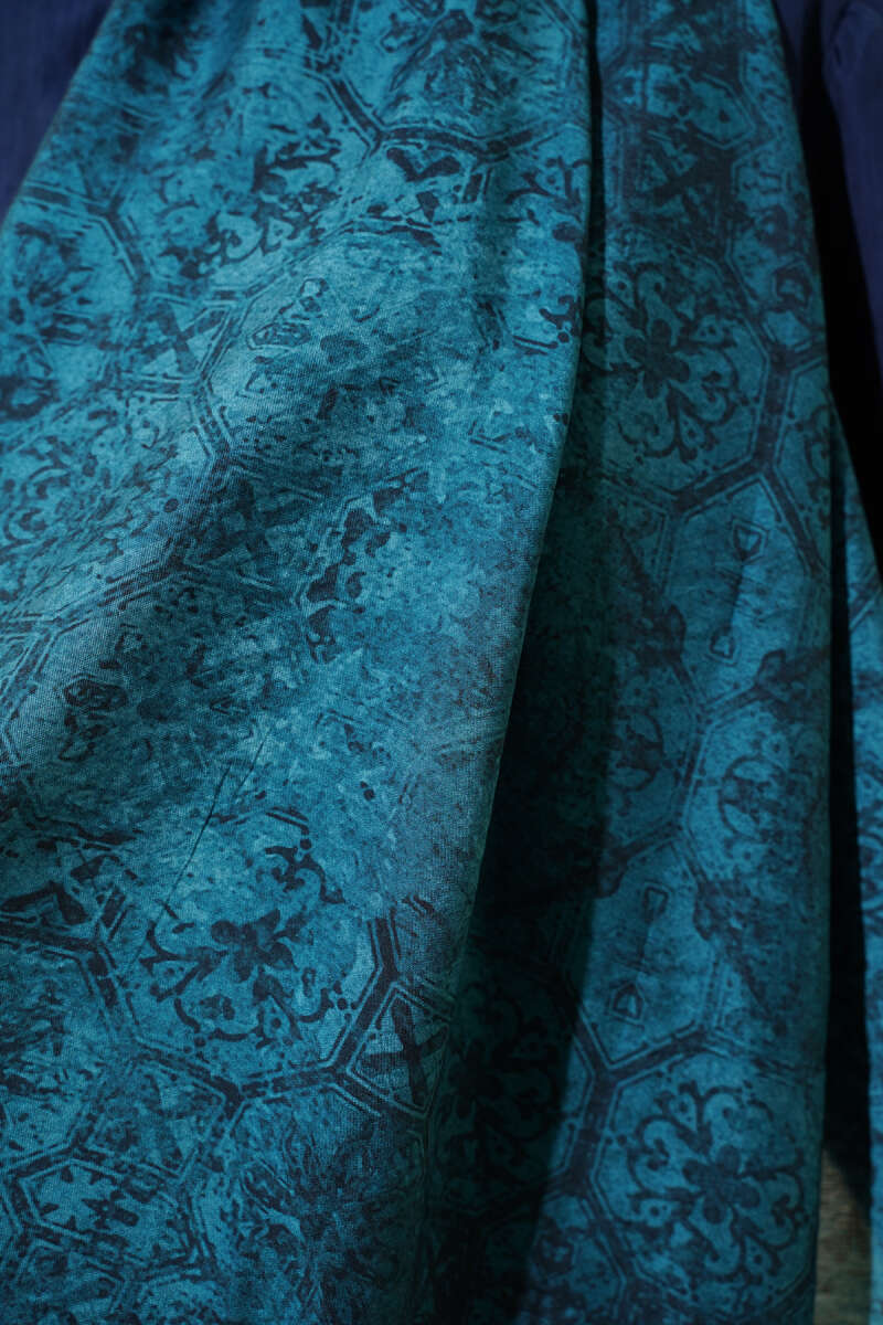 Batik Motifli Modal Şal