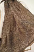 Batik Motifli Modal Şal Yeşil