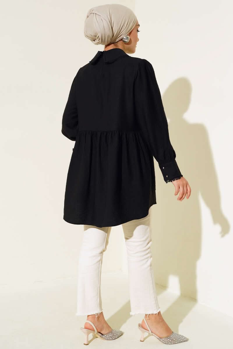 Bebe Yaka Dantelli Tunik