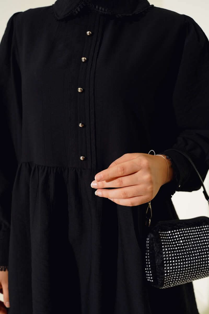 Bebe Yaka Dantelli Tunik