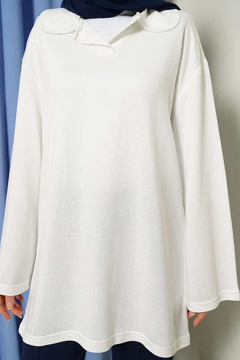 Bebe Yaka Detaylı Tunik