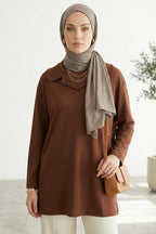 Bebe Yaka Detaylı Tunik
