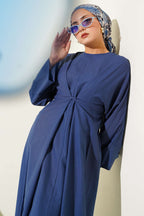 Bel İpli Oversize Basic Elbise
