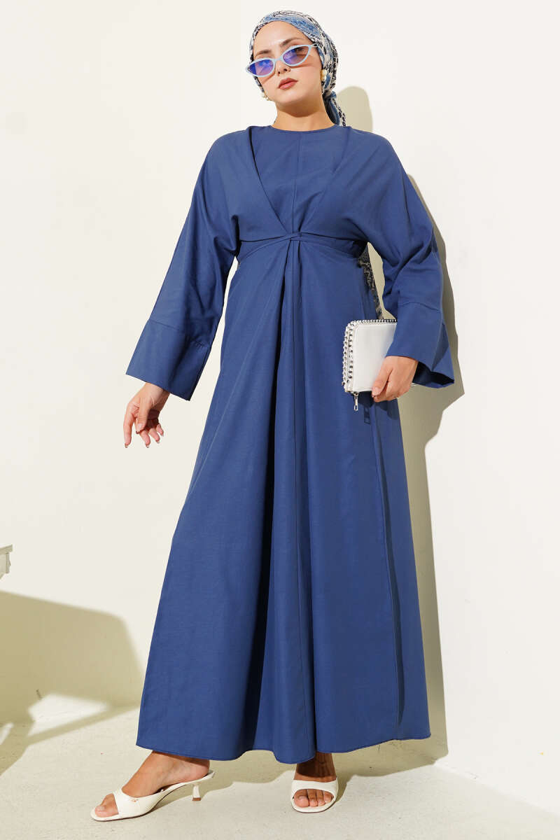 Bel İpli Oversize Basic Elbise