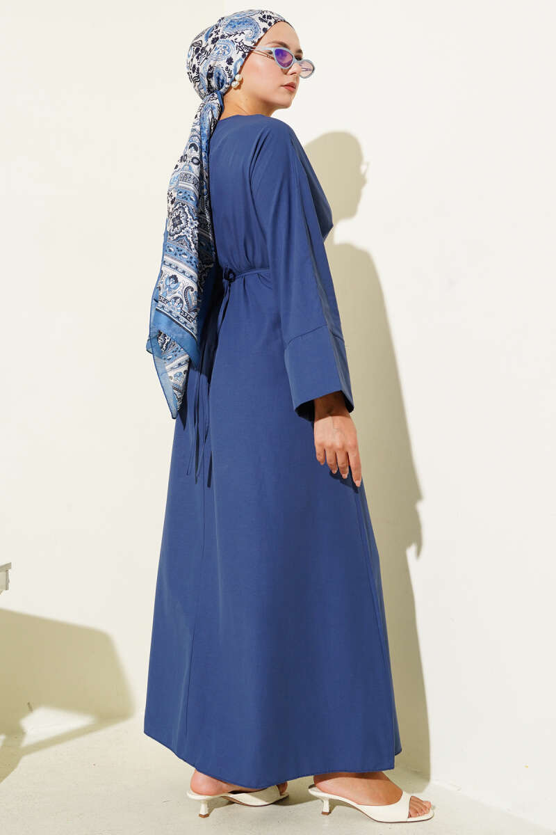 Bel İpli Oversize Basic Elbise