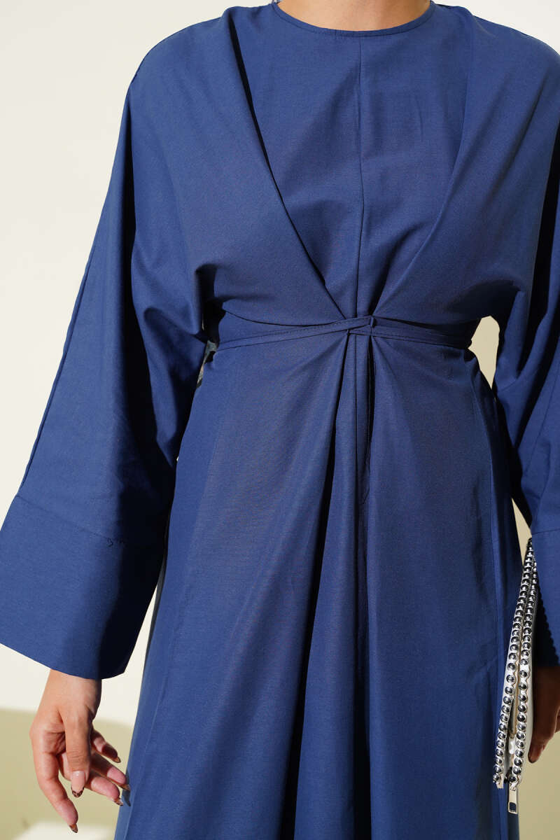 Bel İpli Oversize Basic Elbise