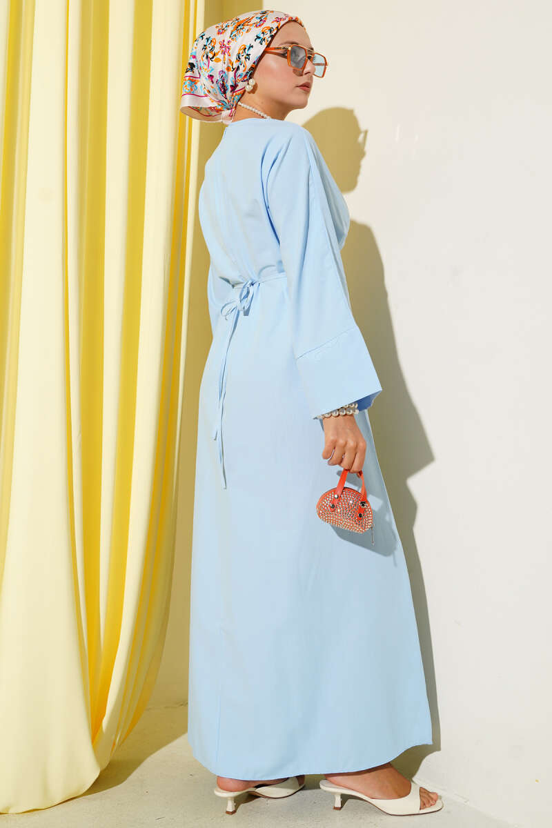 Bel İpli Oversize Basic Elbise