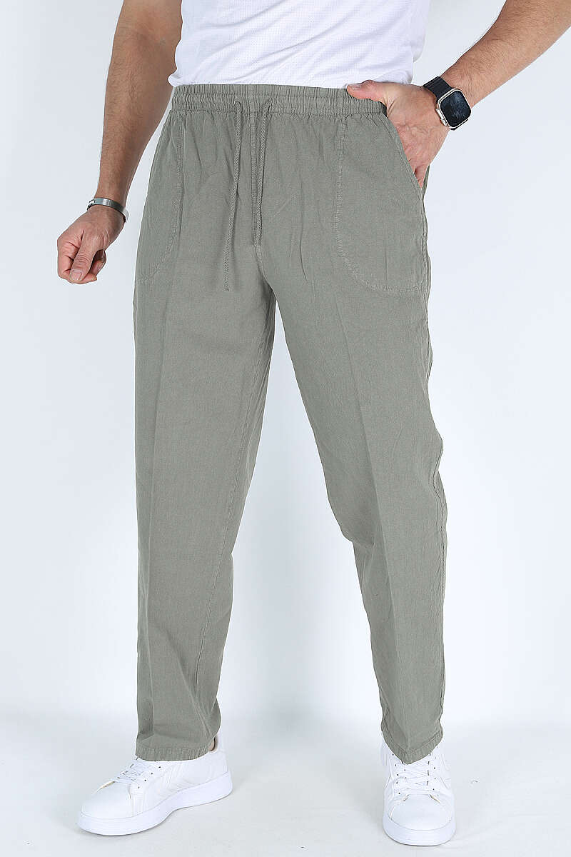 Bel Kuşaklı Erkek Jogger Pantolon