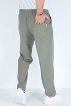 Bel Kuşaklı Erkek Jogger Pantolon