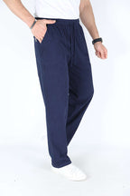 Bel Kuşaklı Erkek Jogger Pantolon Lacivert