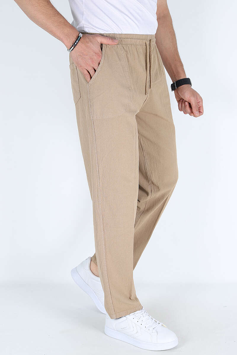 Bel Kuşaklı Erkek Jogger Pantolon