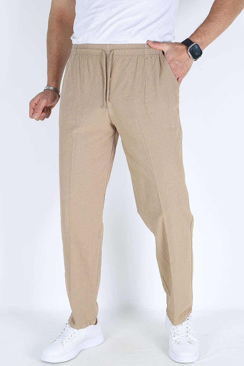 Bel Kuşaklı Erkek Jogger Pantolon