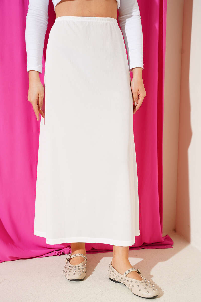 Waist Tyre Detailed Jipon Skirt Второстепенное изображение товара