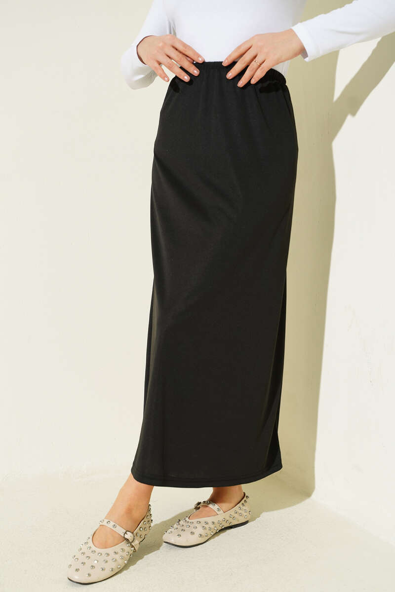 Bel Lastik Detaylı Jipon