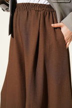 Bel Lastikli Basic Pantolon Etek