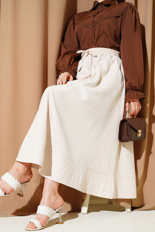 Bel Lastikli Cepli Tensel Etek