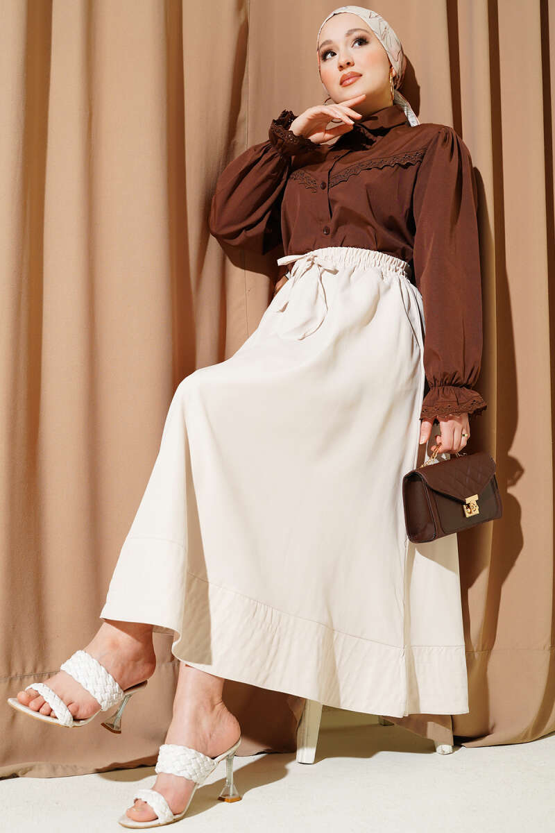 Bel Lastikli Cepli Tensel Etek