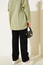 Bel Lastikli Çımalı Kot Pantolon