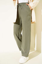 Bel Lastikli Tencel Pantolon