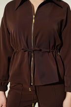 Bel Tünelli Fermuarlı Basic İkili Takım