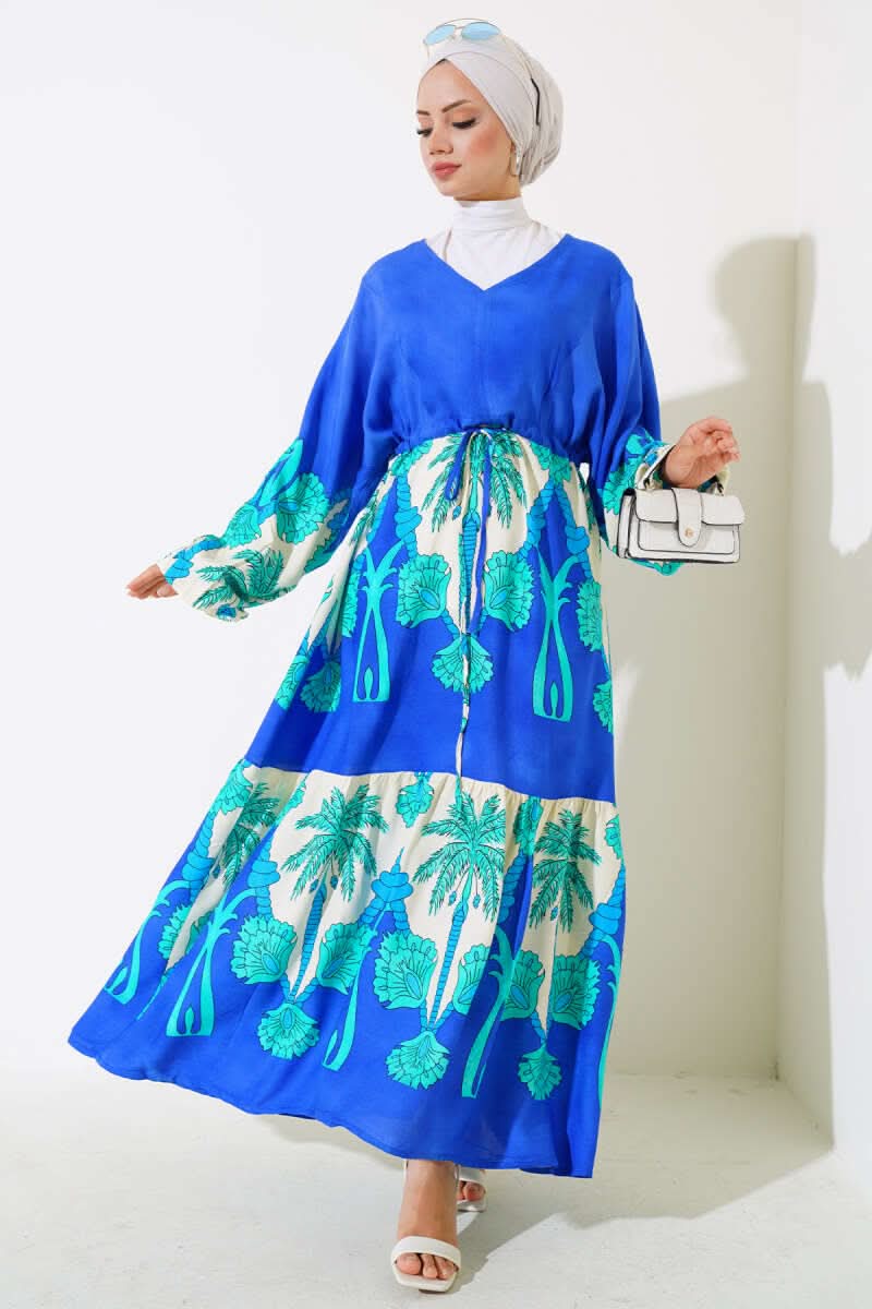 Loose Dress With Waist Tunnel