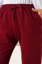 Bel Ve Bilek Lastikli Jogger Pantolon