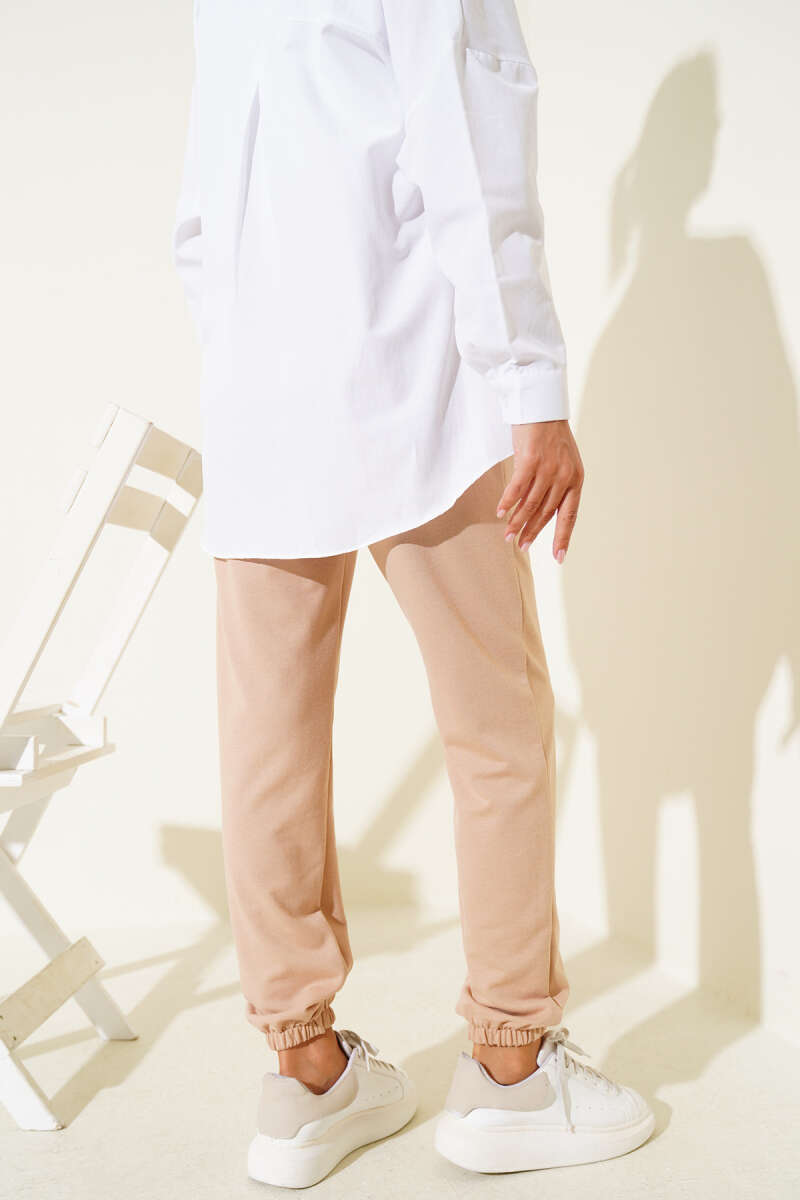 Bel Ve Bilek Lastikli Jogger Pantolon