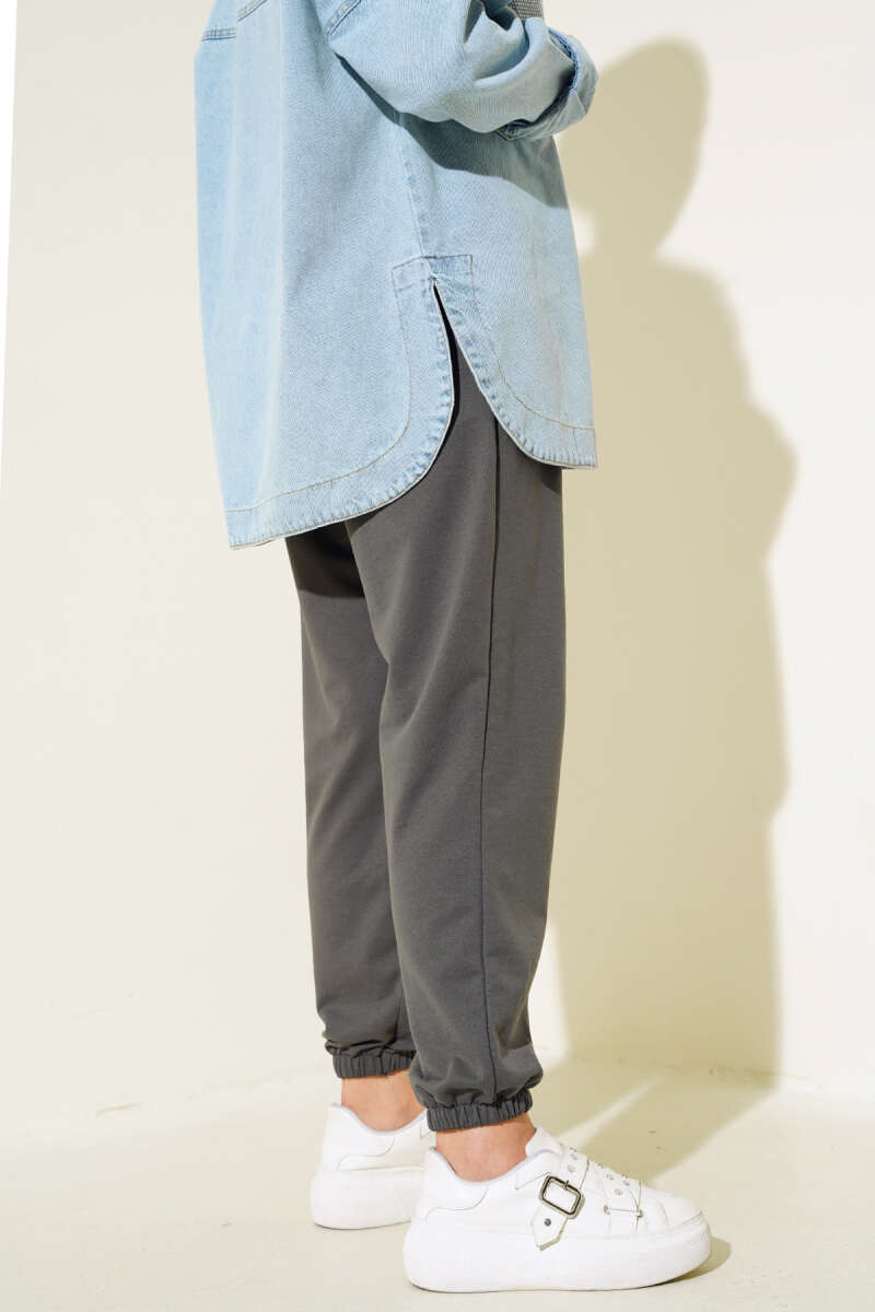 Bel Ve Bilek Lastikli Jogger Pantolon