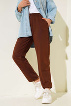 Bel Ve Bilek Lastikli Jogger Pantolon