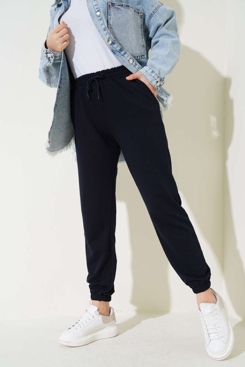 Bel Ve Bilek Lastikli Jogger Pantolon