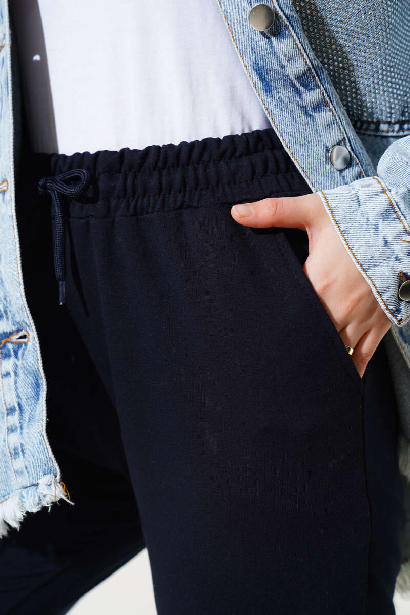 Bel Ve Bilek Lastikli Jogger Pantolon