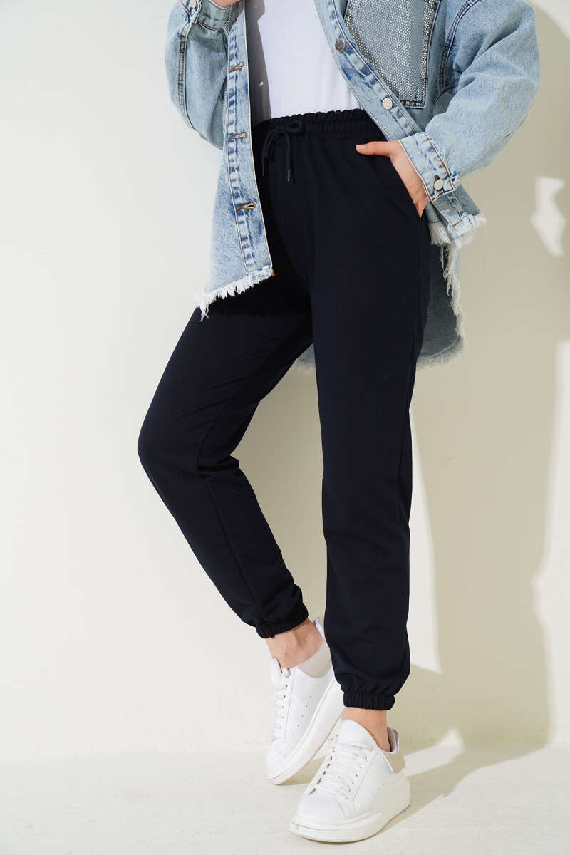Bel Ve Bilek Lastikli Jogger Pantolon