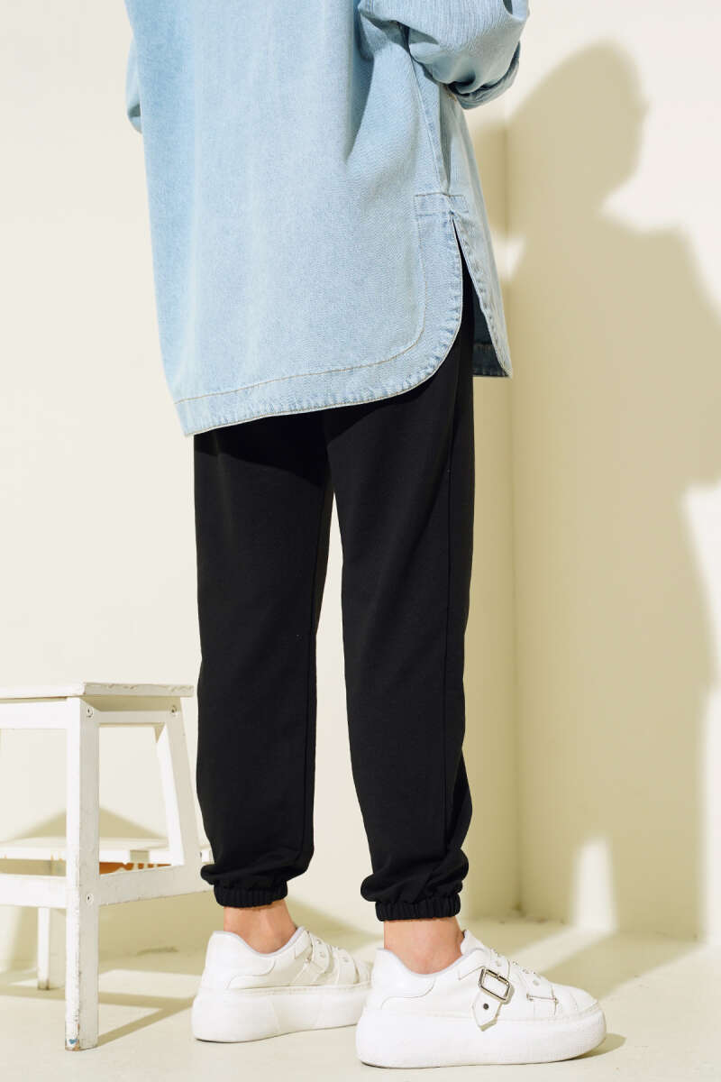 Bel Ve Bilek Lastikli Jogger Pantolon