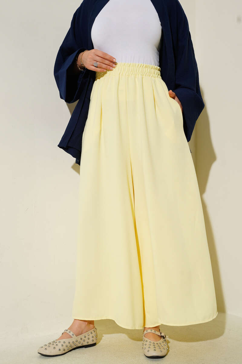 Shabby-Hose mit elastischem Tailleneinsatz